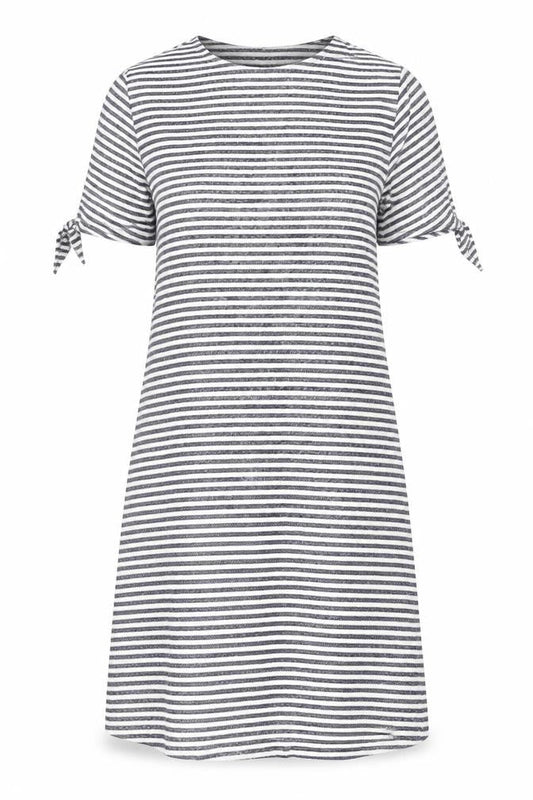 Gap Women’s Blue White Striped T-Shirt Dress Size S Knit Casual