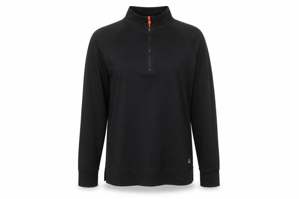 Next Active Women’s Black 1/2 Zip Pullover Sweatshirt Size 14 Polyester Blend