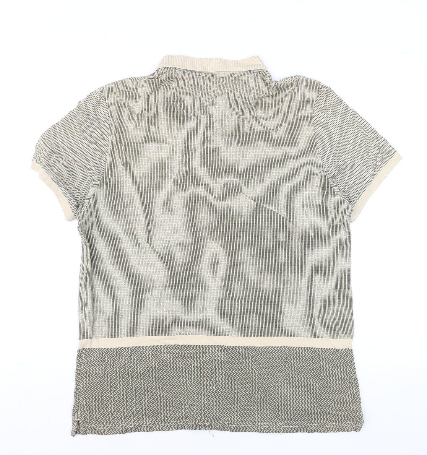 Lyle & Scott Men’s Beige XL Cotton Short Sleeve Polo Shirt