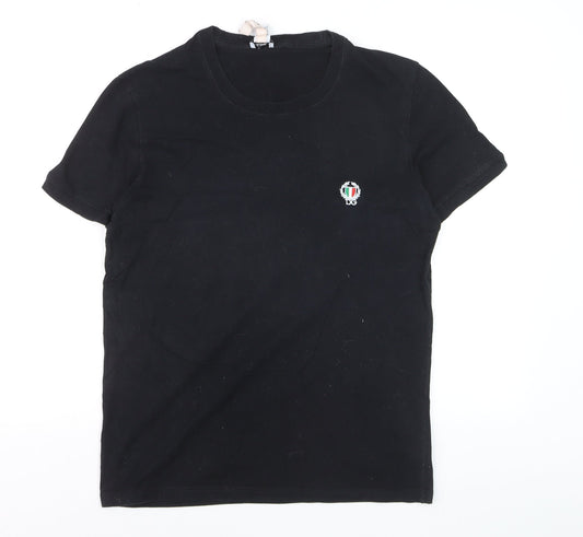 Dolce & Gabbana Men's Black Crew Neck Short Sleeve T-Shirt Size M