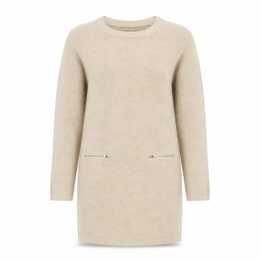 Marks & Spencer Women Beige Knit Jumper Dress Size 10
