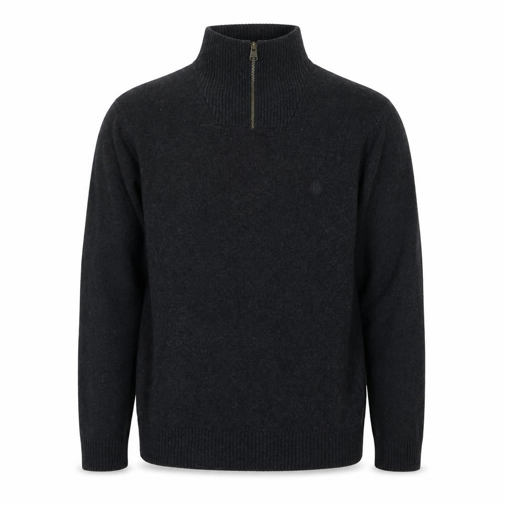 FatFace Men’s Grey 1/2 Zip Cotton Cashmere Jumper L