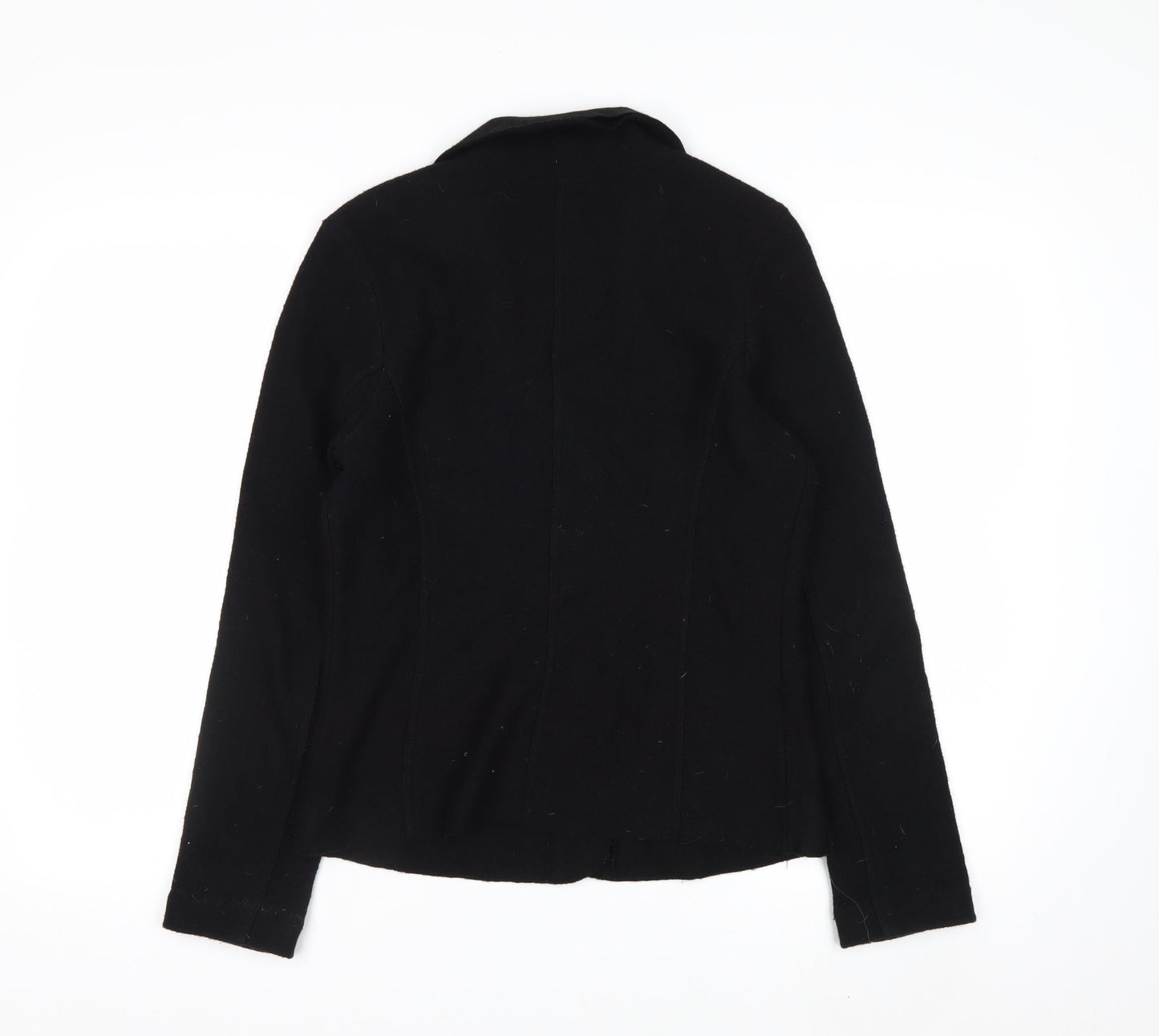 Betty Barclay Womens Black Wool Blazer Size 10 Classic Work Jacket