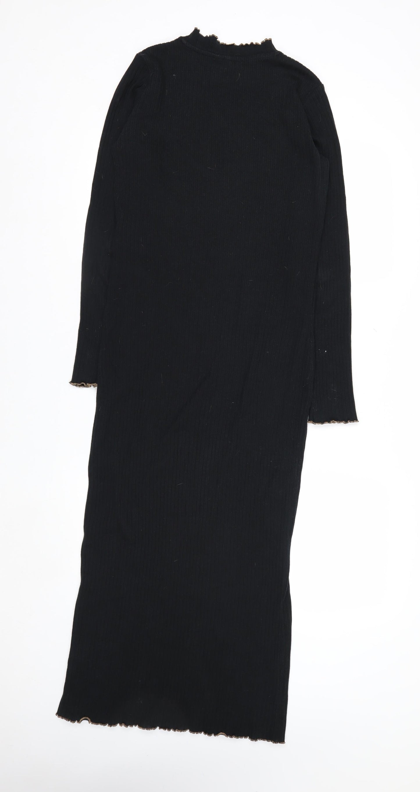 Vero Moda Women’s Black Midi Bodycon Knit Dress Size M