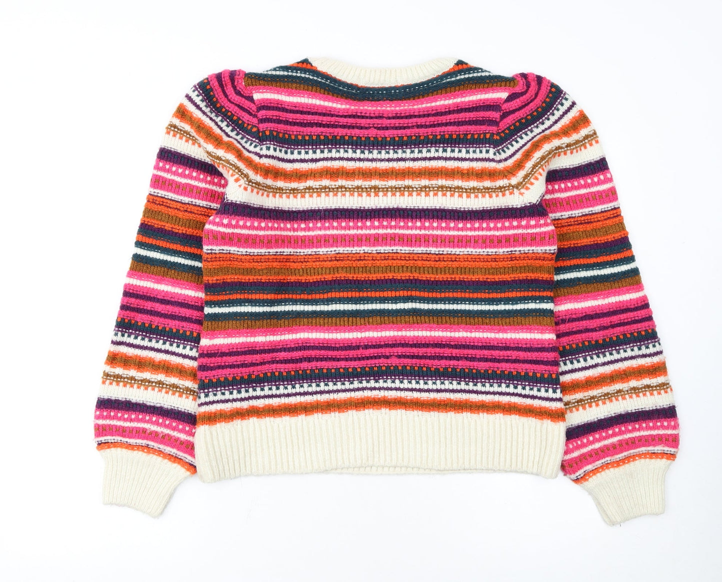 Next Women's Multicoloured Striped Knit Jumper Size S