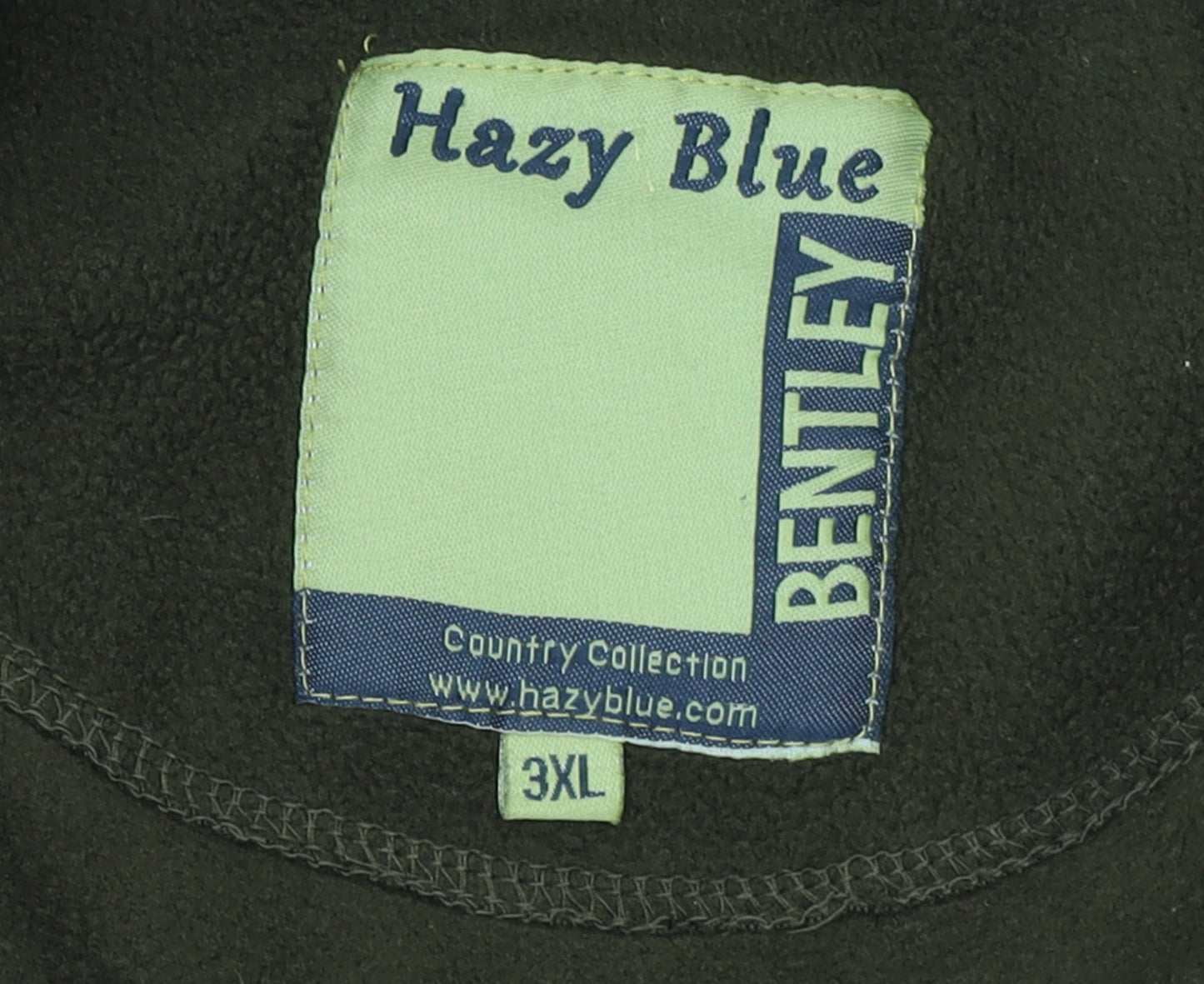 Hazy Blue Men's Brown 3XL Fleece Bodywarmer Waistcoat