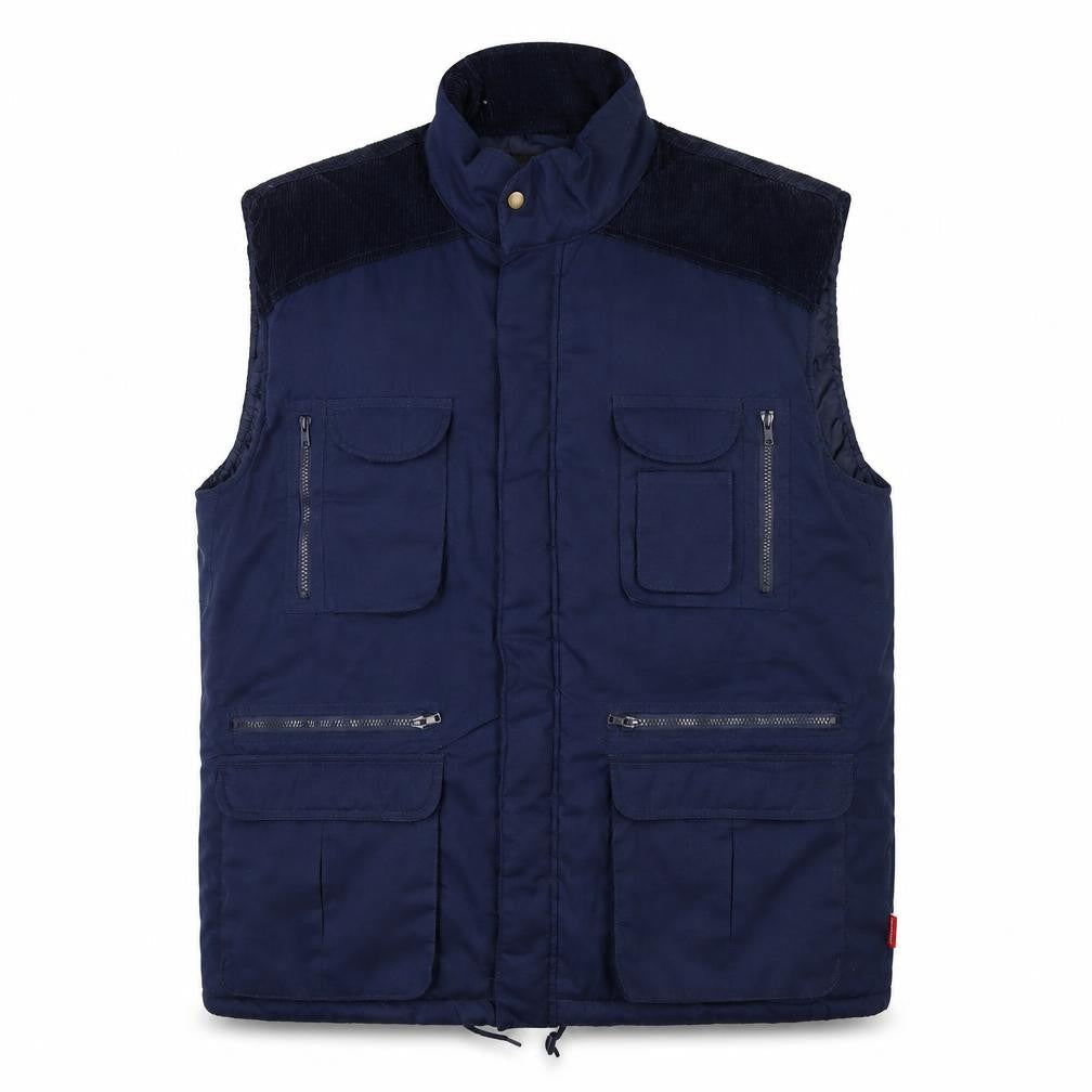 TURNHOUT Mens Blue 2XL Insulated Bodywarmer Waistcoat