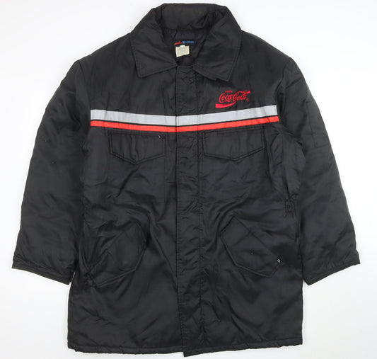 Marv Holland Men's Black Coca-Cola Nylon Puffer Jacket L