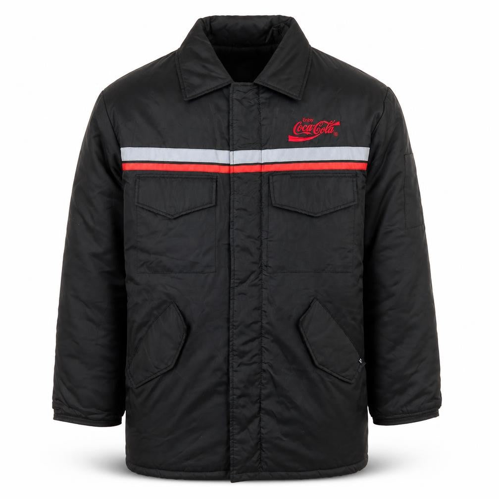 Marv Holland Men's Black Coca-Cola Nylon Puffer Jacket L