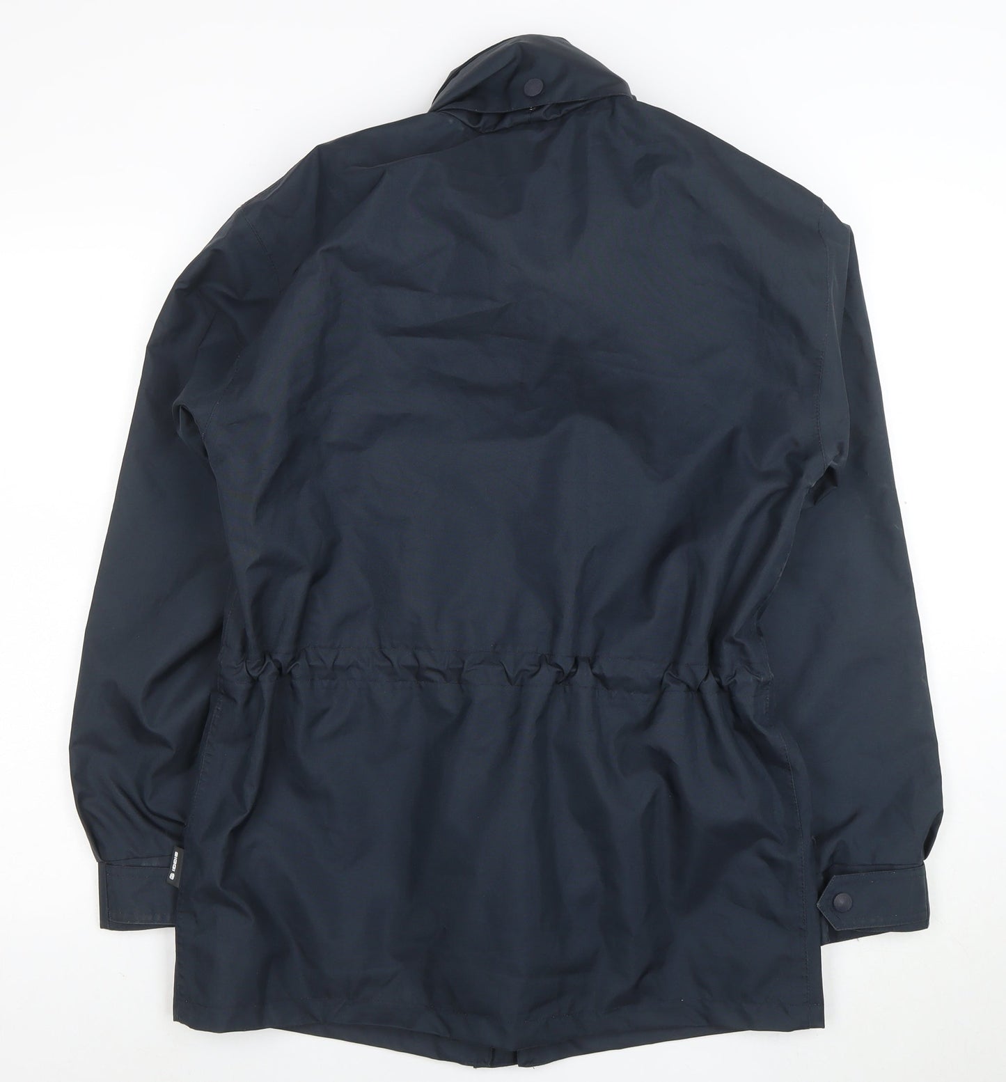 Siggi Men's Blue Waterproof Hooded Rain Coat Jacket Size S Regular Fit