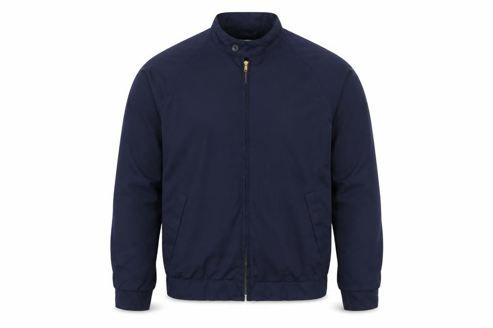 Citation Men's Blue Bomber Jacket Size 40 Wool Lined Vintage Style