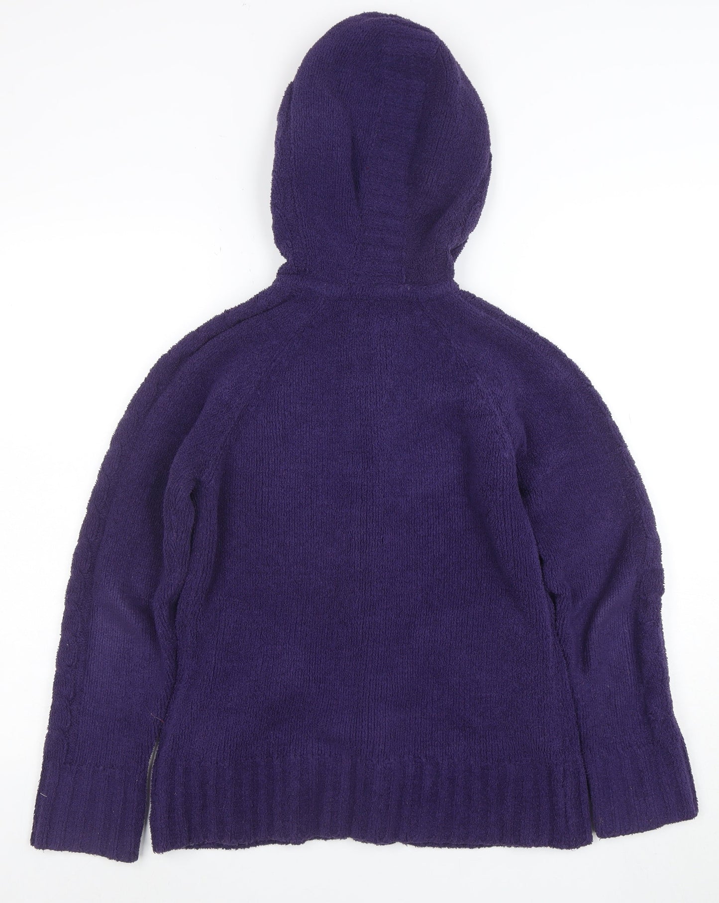 Peter Storm Women’s Purple Fleece Full Zip Hooded Jacket Size 10