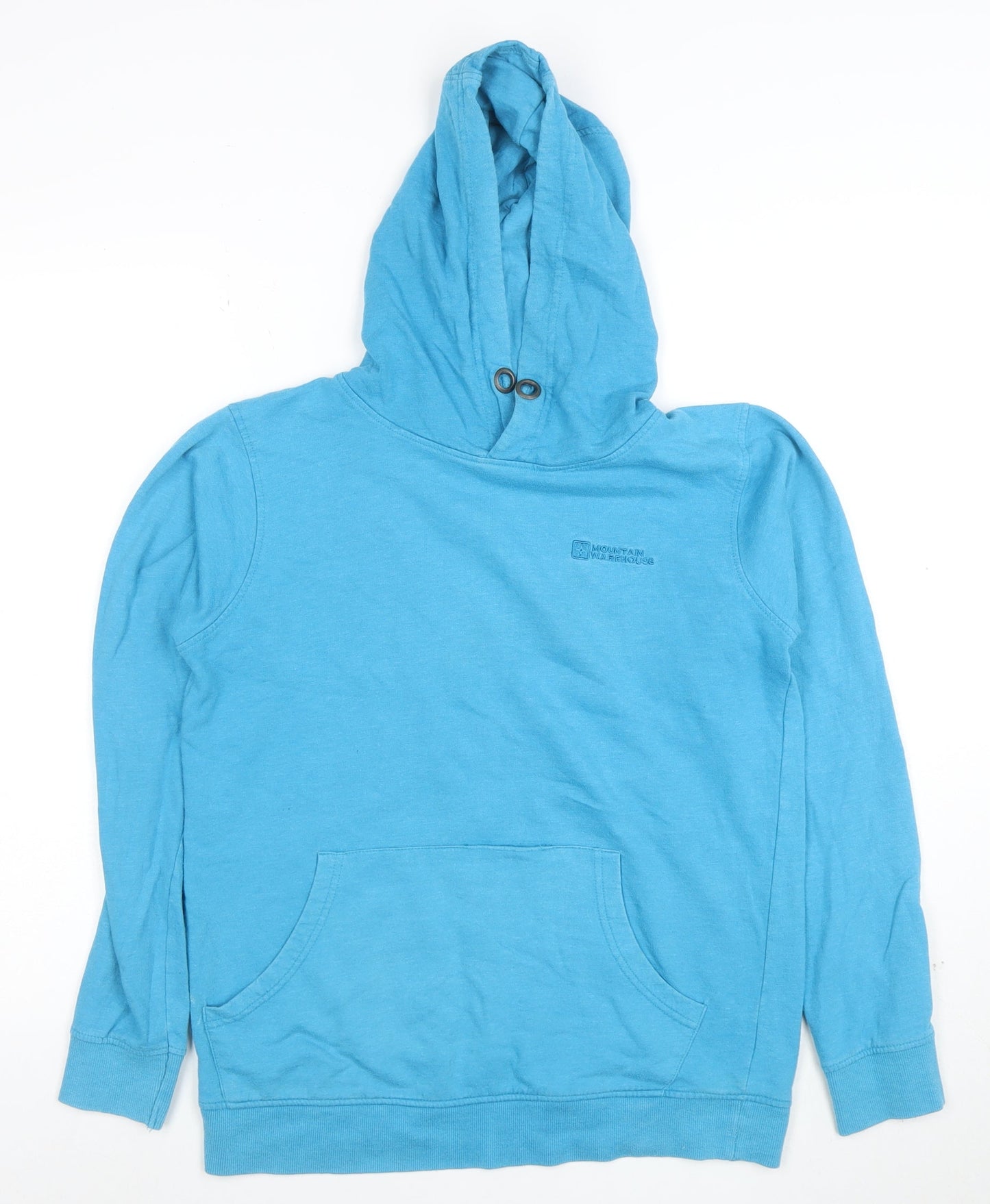 Mountain Warehouse Womens Blue Pullover Hoodie Size M Cotton Blend