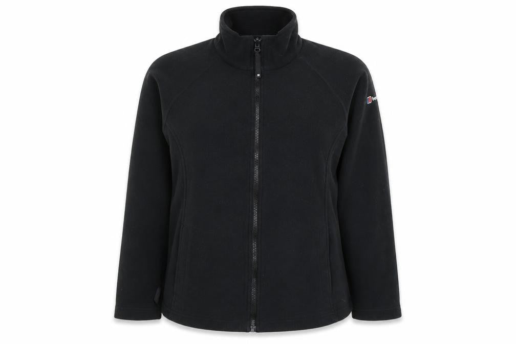 Berghaus Women's Black Fleece Full Zip Outdoor Jacket Size L