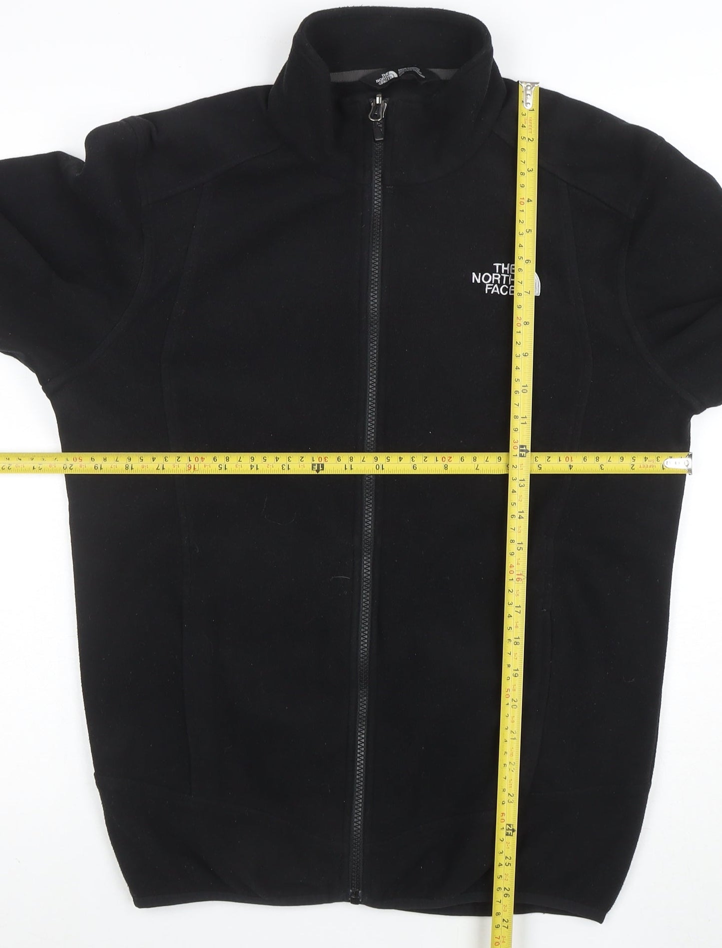 The North Face Men's Black Fleece Full Zip Outdoor Jacket Size S
