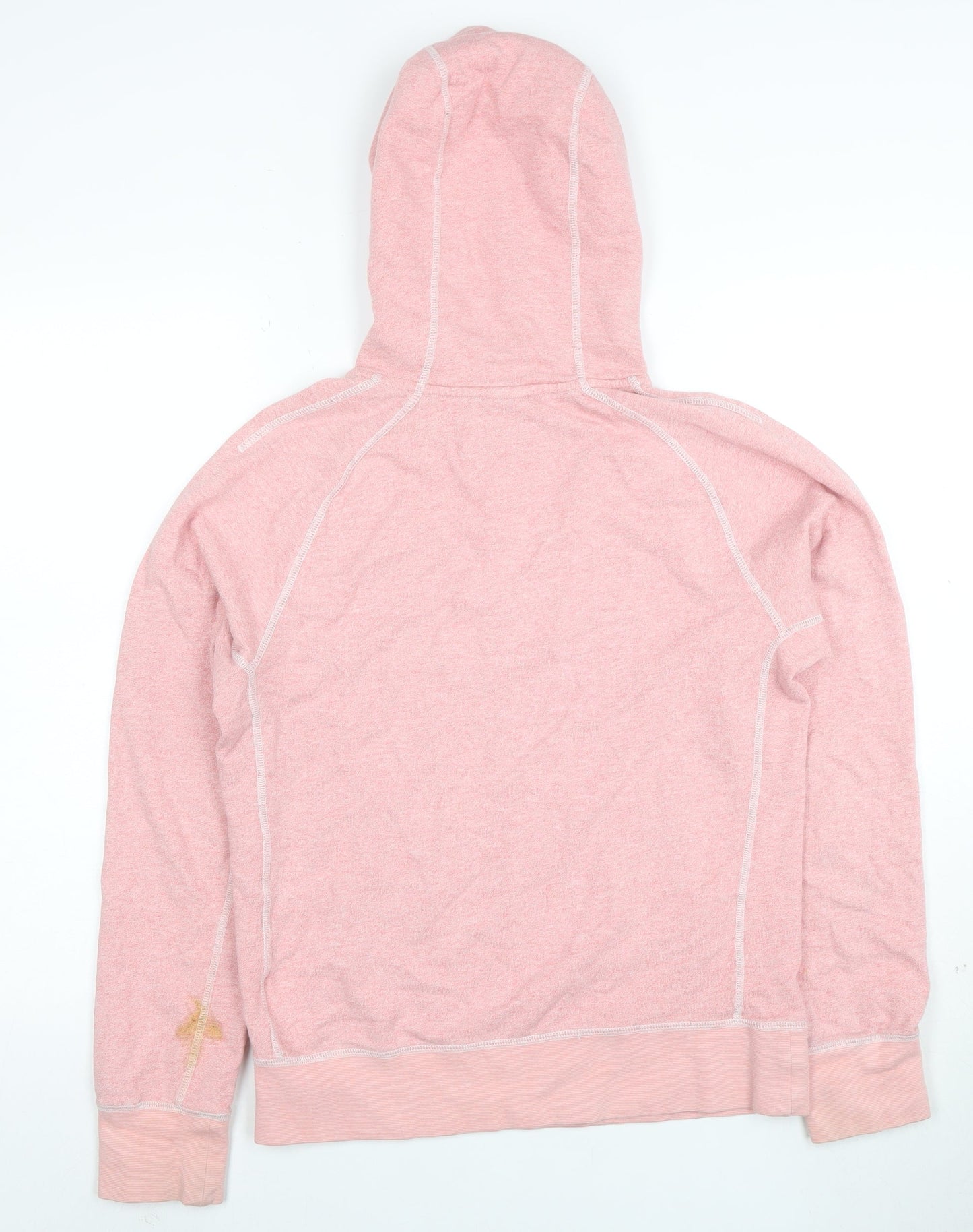 Nike Womens Pink Hooded Pullover Sweatshirt Small Cotton Sportswear
