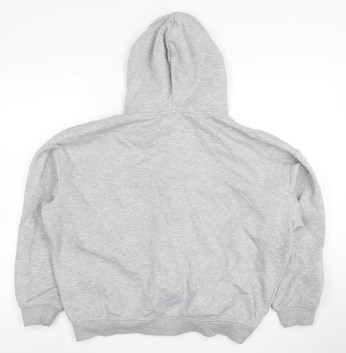 USAPRO Women's Grey Full Zip Hoodie Size UK 8 Cotton Blend