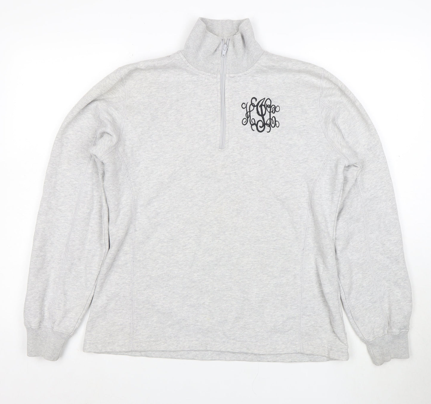 Sport-Tek Womens Grey 1/4 Zip Pullover Sweatshirt Size S