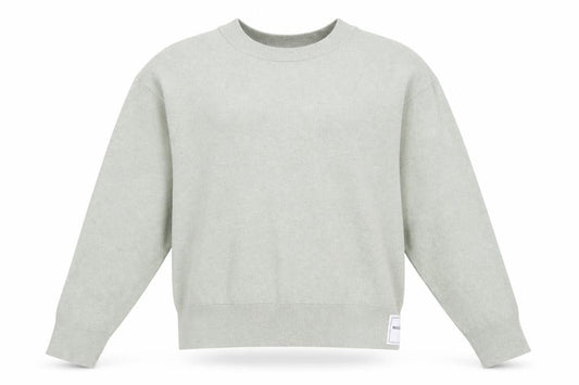 Massimo Dutti Women’s Green Wool Blend Crew Neck Pullover Jumper Size S