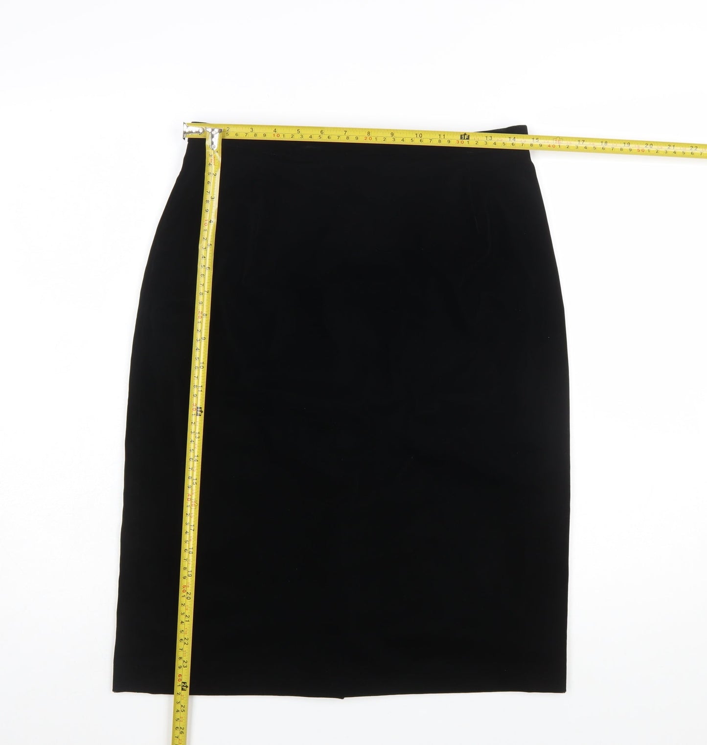 Marks and Spencer Women’s Black Size 14 Pencil Skirt Lined Stretch