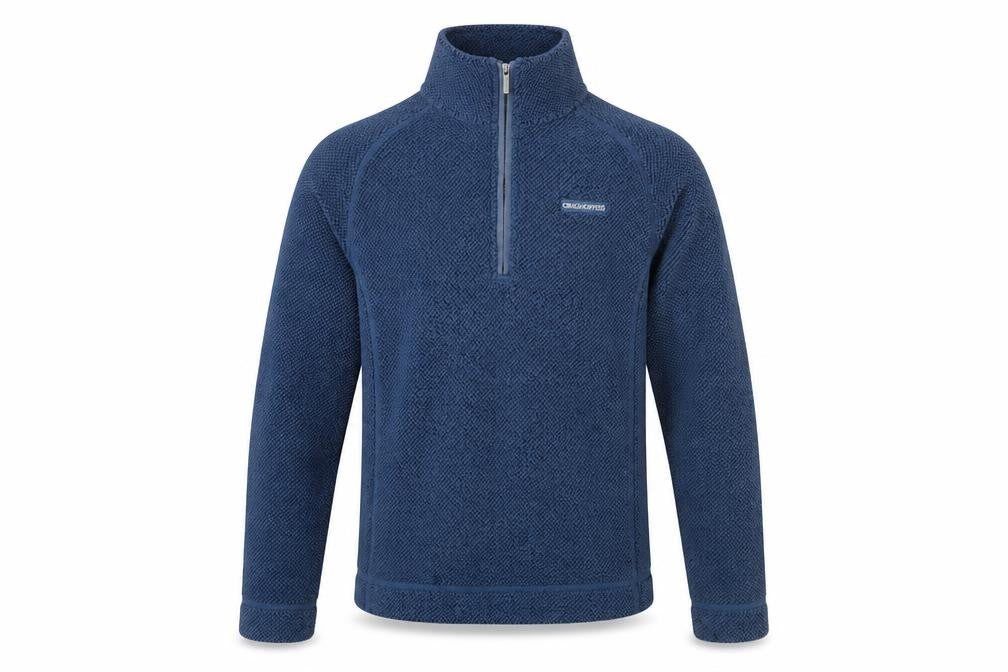 Craghoppers Men's Blue Fleece 1/2 Zip Pullover Sweatshirt M