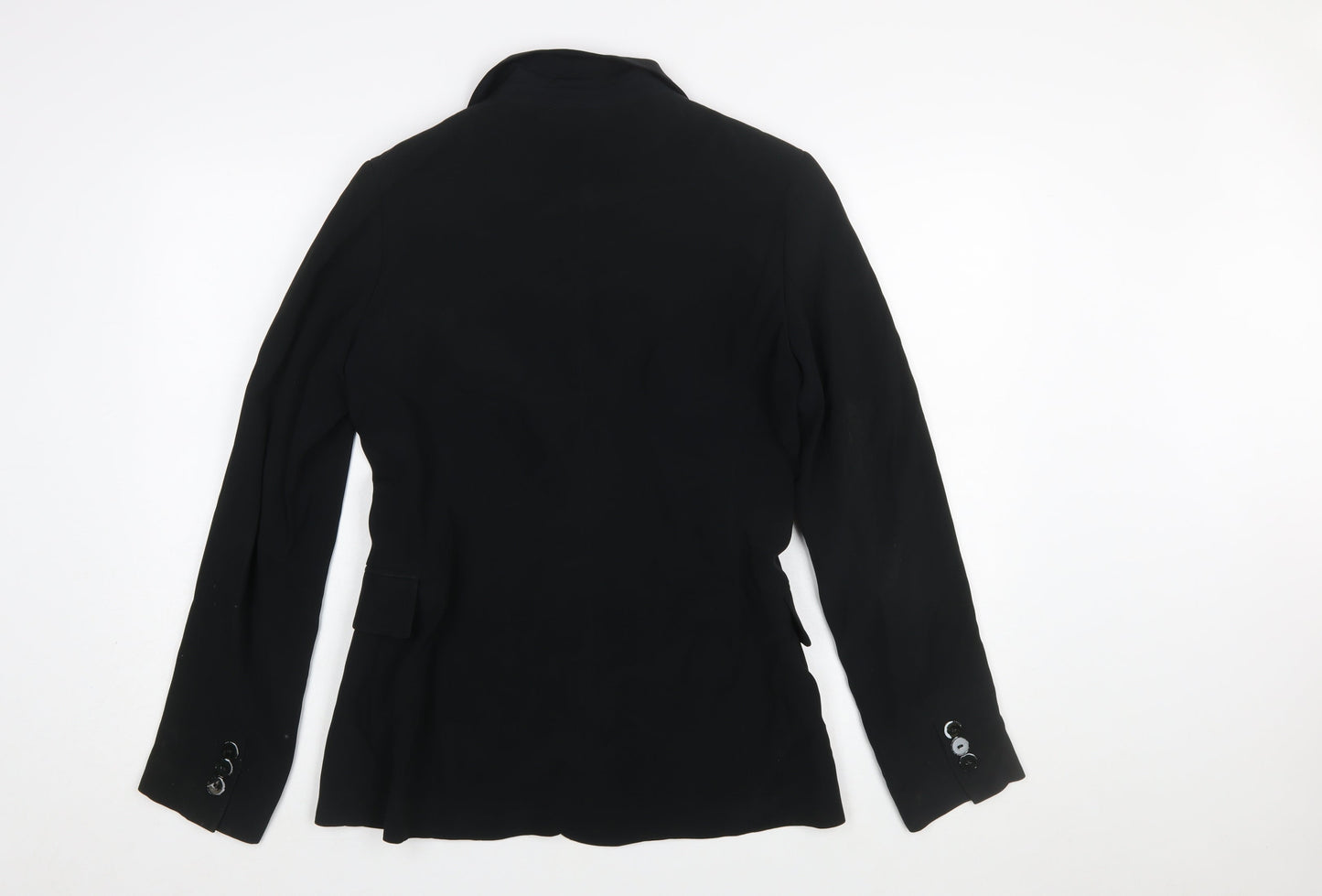 Zara Woman Black Slim Fit Single-Breasted Blazer UK 10