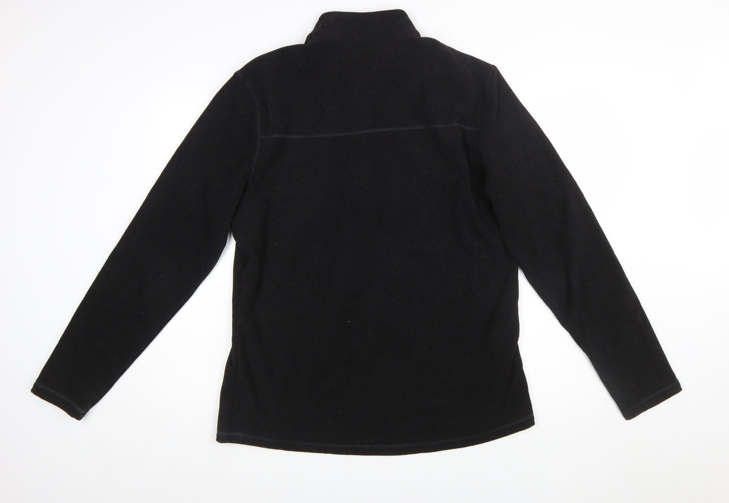 Quechua Men's Black XL Fleece 1/4 Zip Pullover Sweatshirt