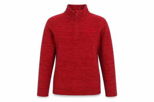 Mountain Warehouse Women Red 1/4 Zip Pullover Fleece Size 10