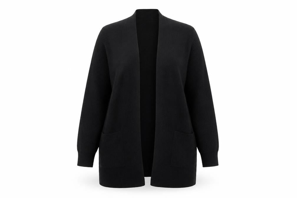 Marks and Spencer Women's Black Size 18 Open Front Cardigan