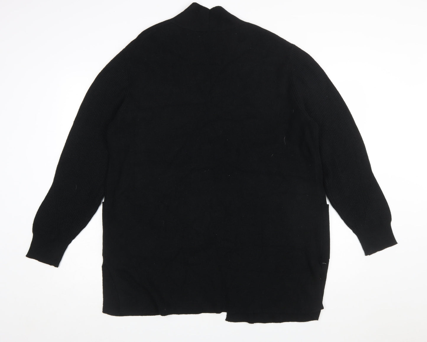 Marks and Spencer Women's Black Size 18 Open Front Cardigan