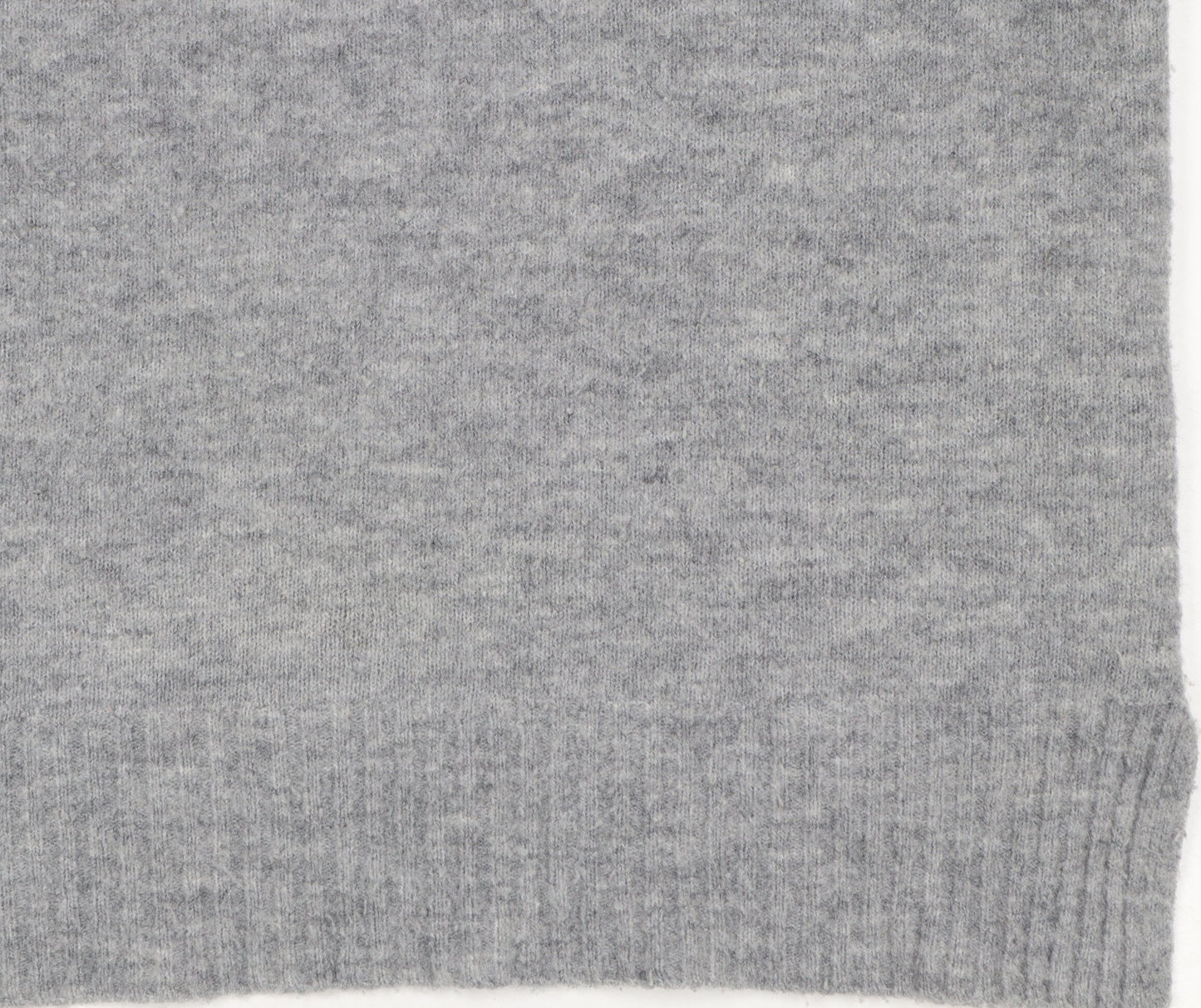Whistles Women’s Grey Mock Neck Wool Blend Pullover Jumper M