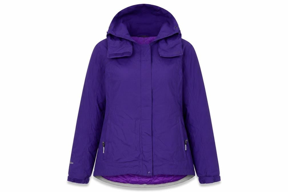 Karrimor Women’s Purple Waterproof Hooded Rain Jacket Size 12