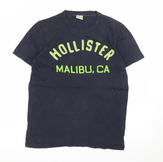 Hollister Men's Blue Malibu California Graphic Cotton T-Shirt Size S