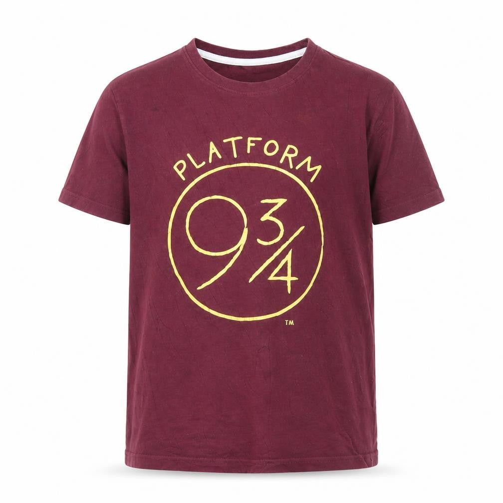 Harry Potter Boys Red Platform 9¾ Graphic T-Shirt 11-12 Years
