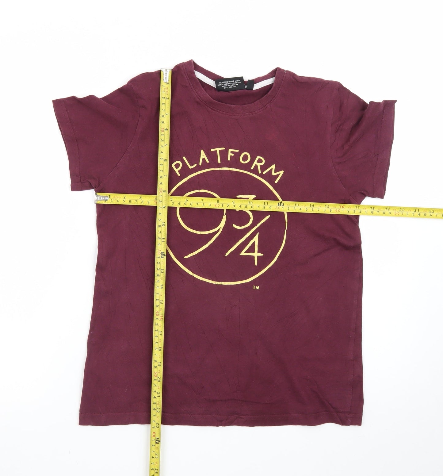 Harry Potter Boys Red Platform 9¾ Graphic T-Shirt 11-12 Years
