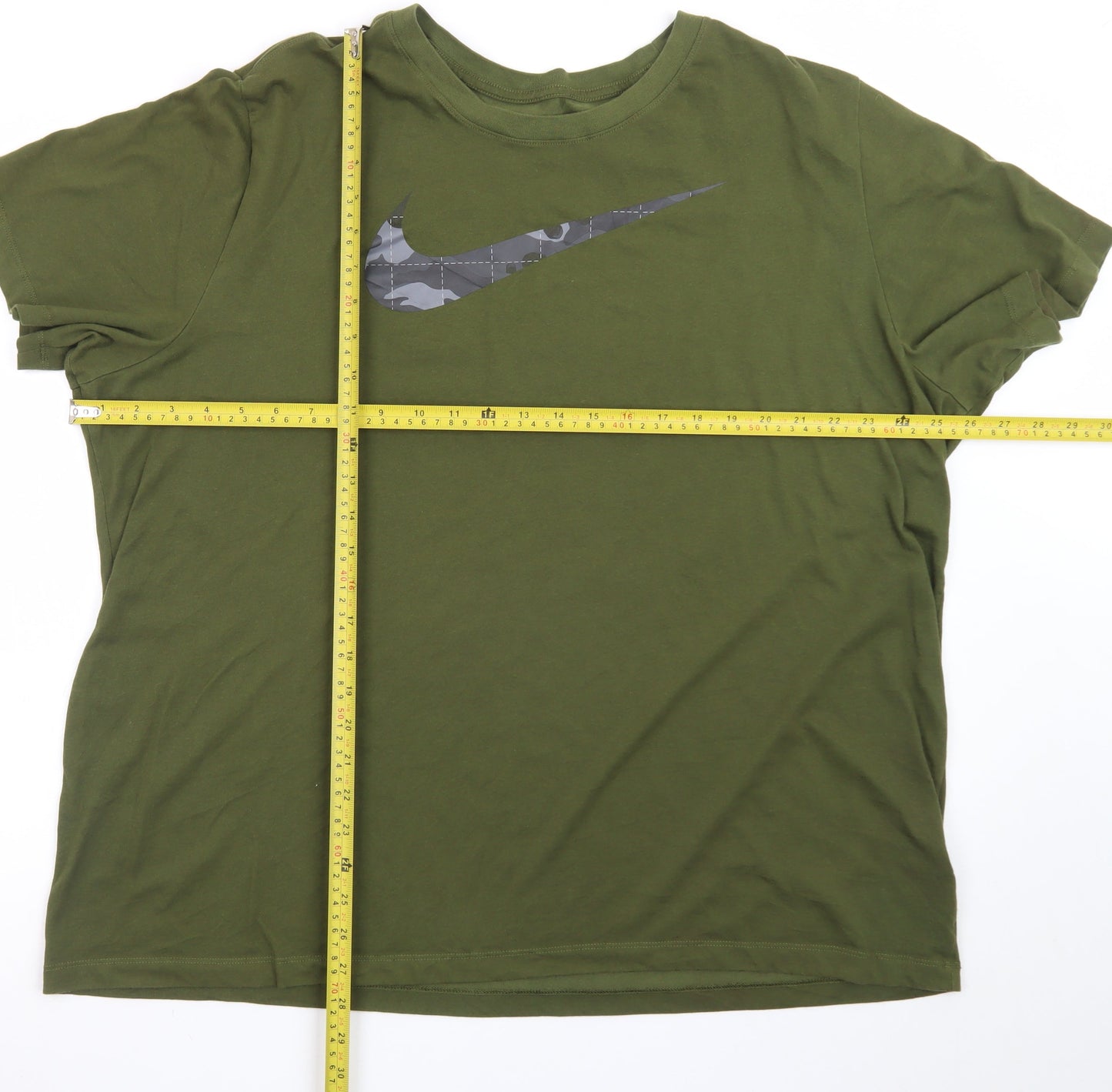 Nike Men's Green Dri-Fit Crew Neck T-Shirt XXL