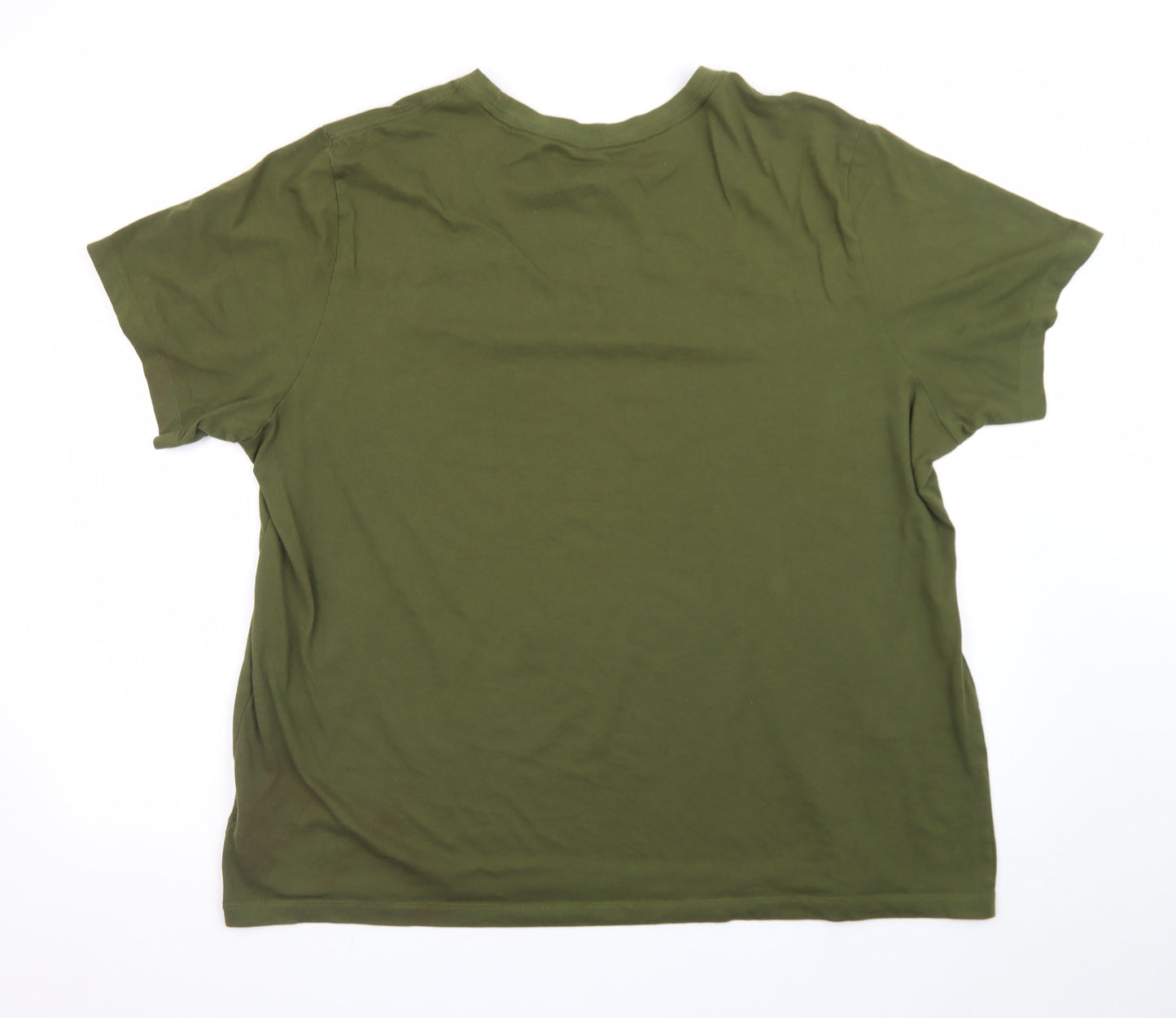 Nike Men's Green Dri-Fit Crew Neck T-Shirt XXL