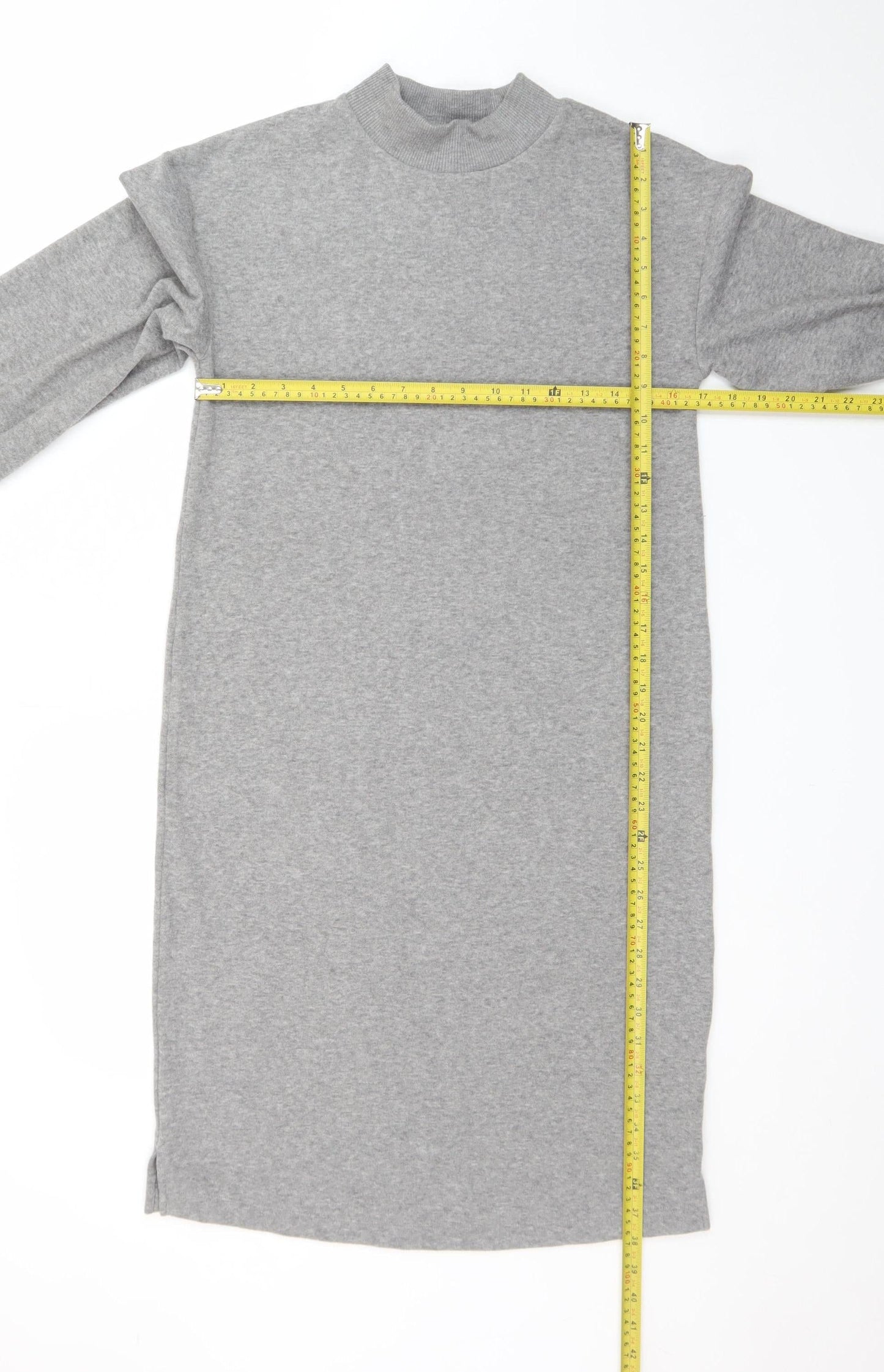 Marks and Spencer Women’s Grey Long Sleeve T-Shirt Dress Size 10