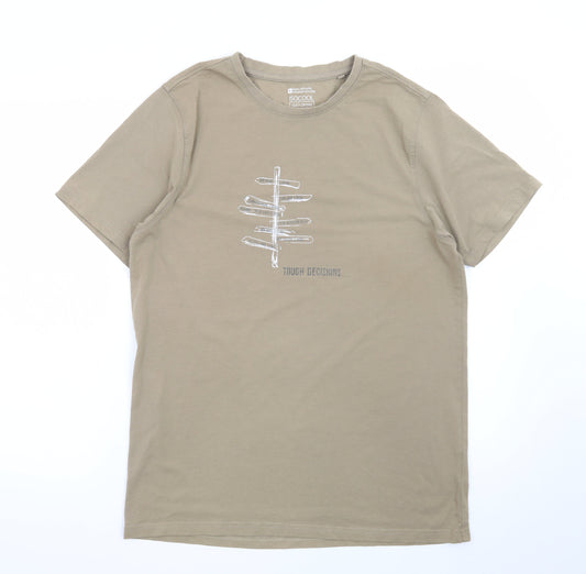 Mountain Warehouse Men's Beige ISOCool Quick Dry T-Shirt M