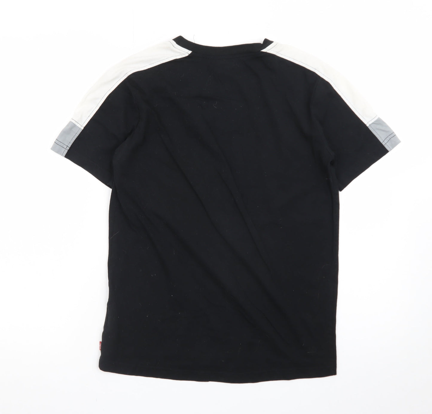 Levi's Teens Black 14 Plus Crew Neck Short Sleeve Cotton T-Shirt