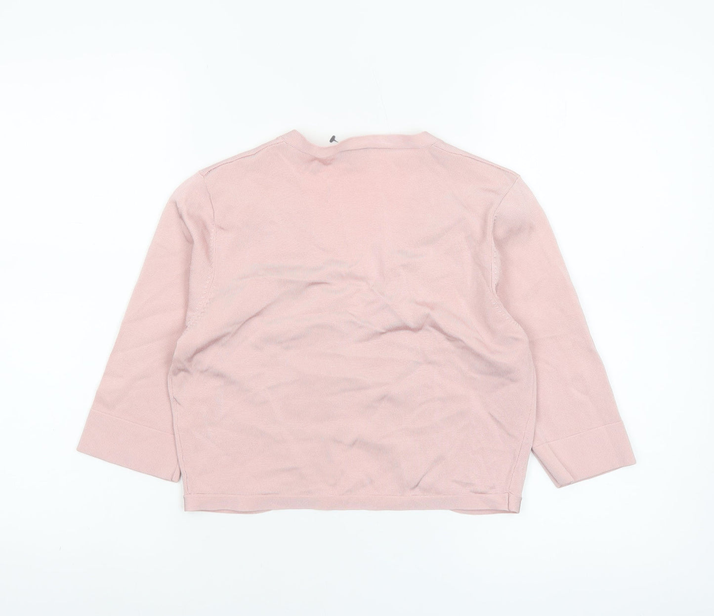 Phase Eight Women Pink Size 12 Lightweight Knit Cardigan