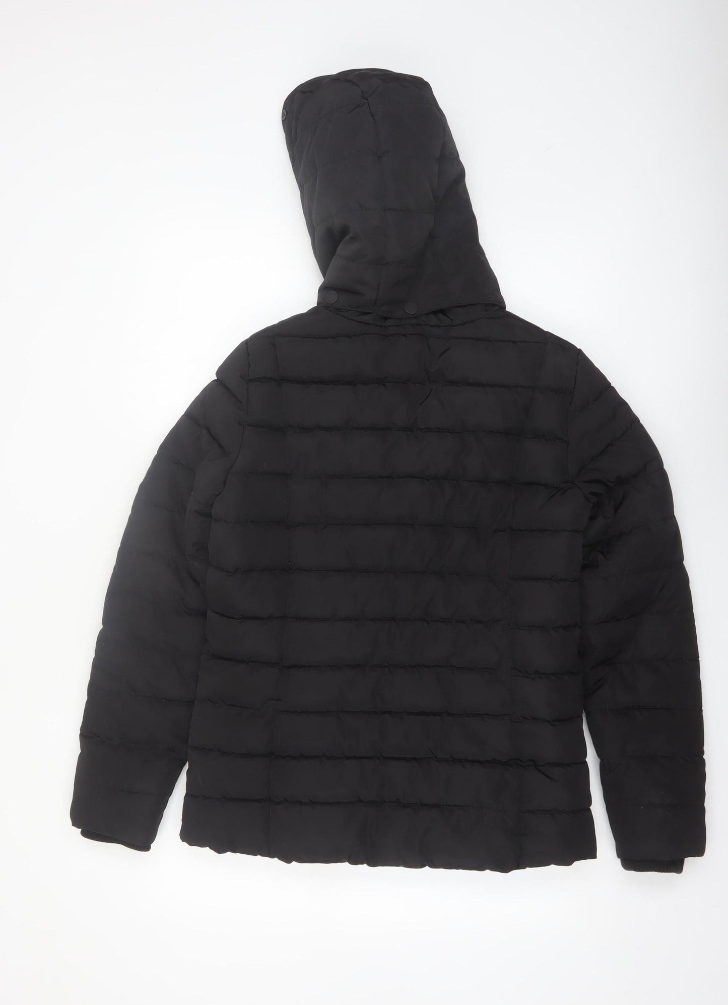 Firetrap Womens Black Hooded Puffer Jacket Size 8