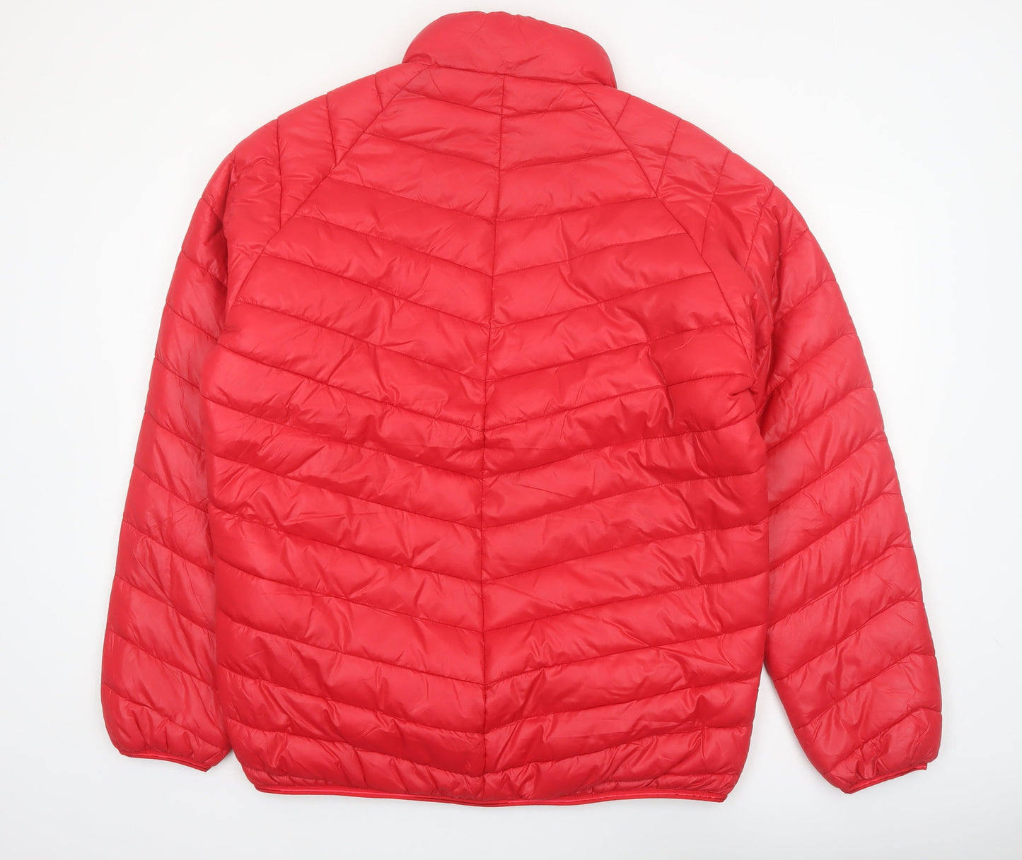 Clique Men's Red XL Puffer Jacket Lightweight Insulated Winter Coat
