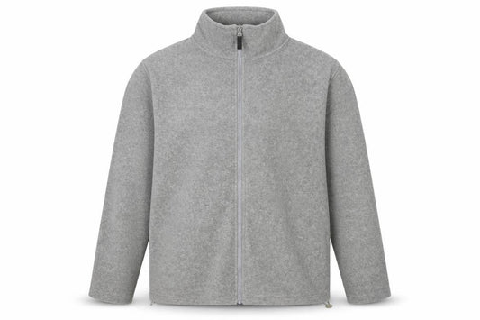 Ice Age Men's Grey Full Zip Fleece Sweatshirt Size L