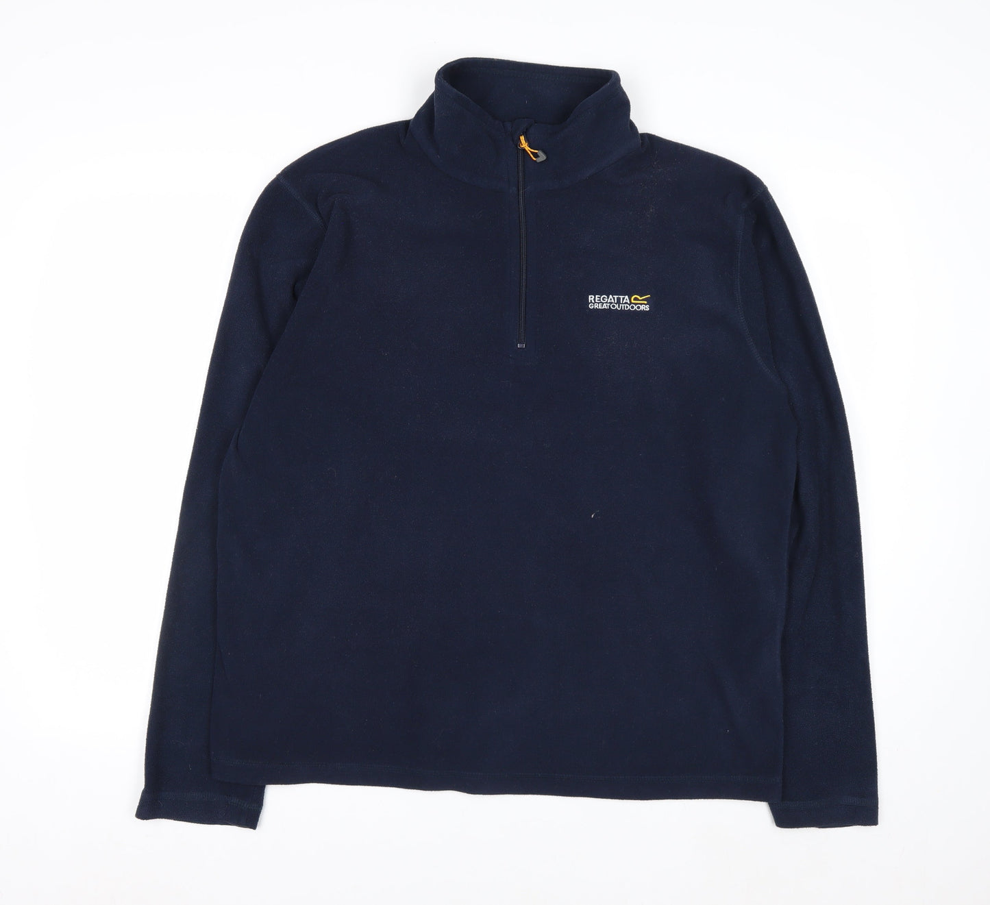 Regatta Men’s Blue Fleece 1/4 Zip Pullover Sweatshirt L