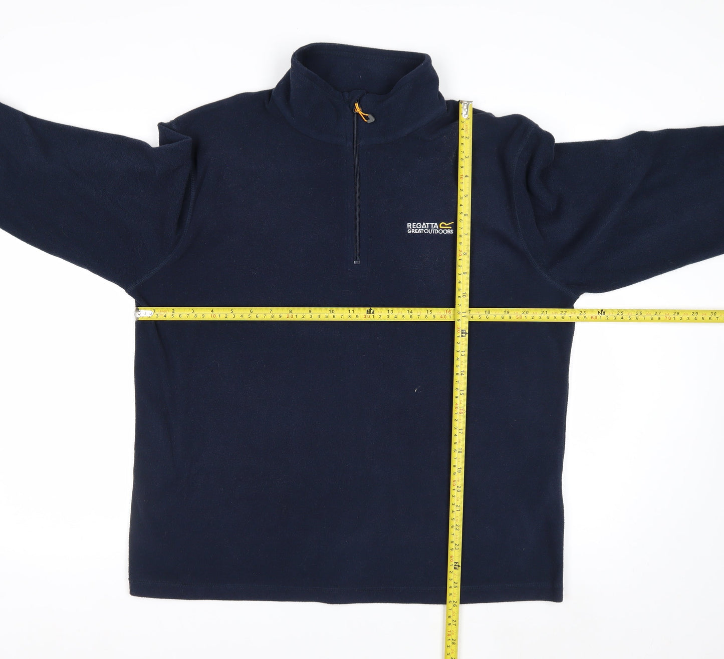 Regatta Men’s Blue Fleece 1/4 Zip Pullover Sweatshirt L