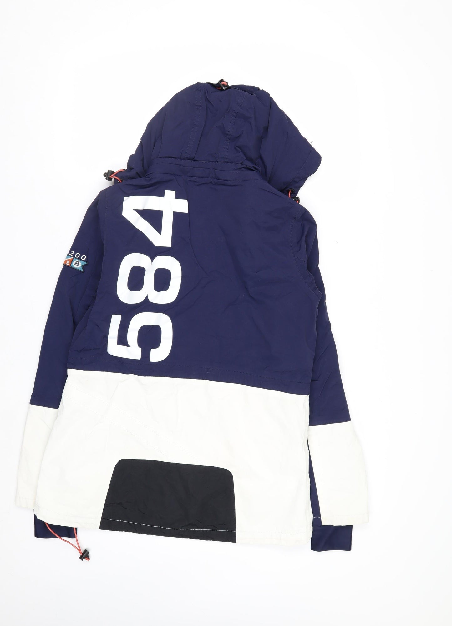 Quba & Co Women's Blue Waterproof Hooded Ski Jacket Size S