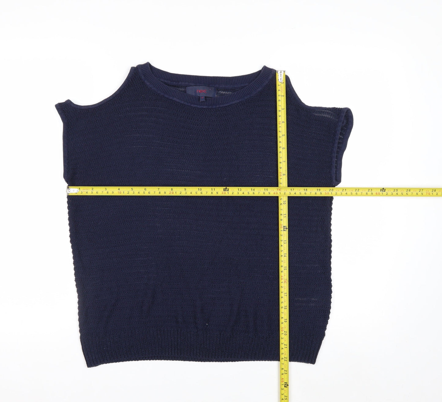 Next Women’s Blue Cold Shoulder Knit Jumper Size 10