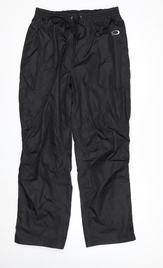 Crane Bike Men's Black Windbreaker Waterproof Trousers Size L
