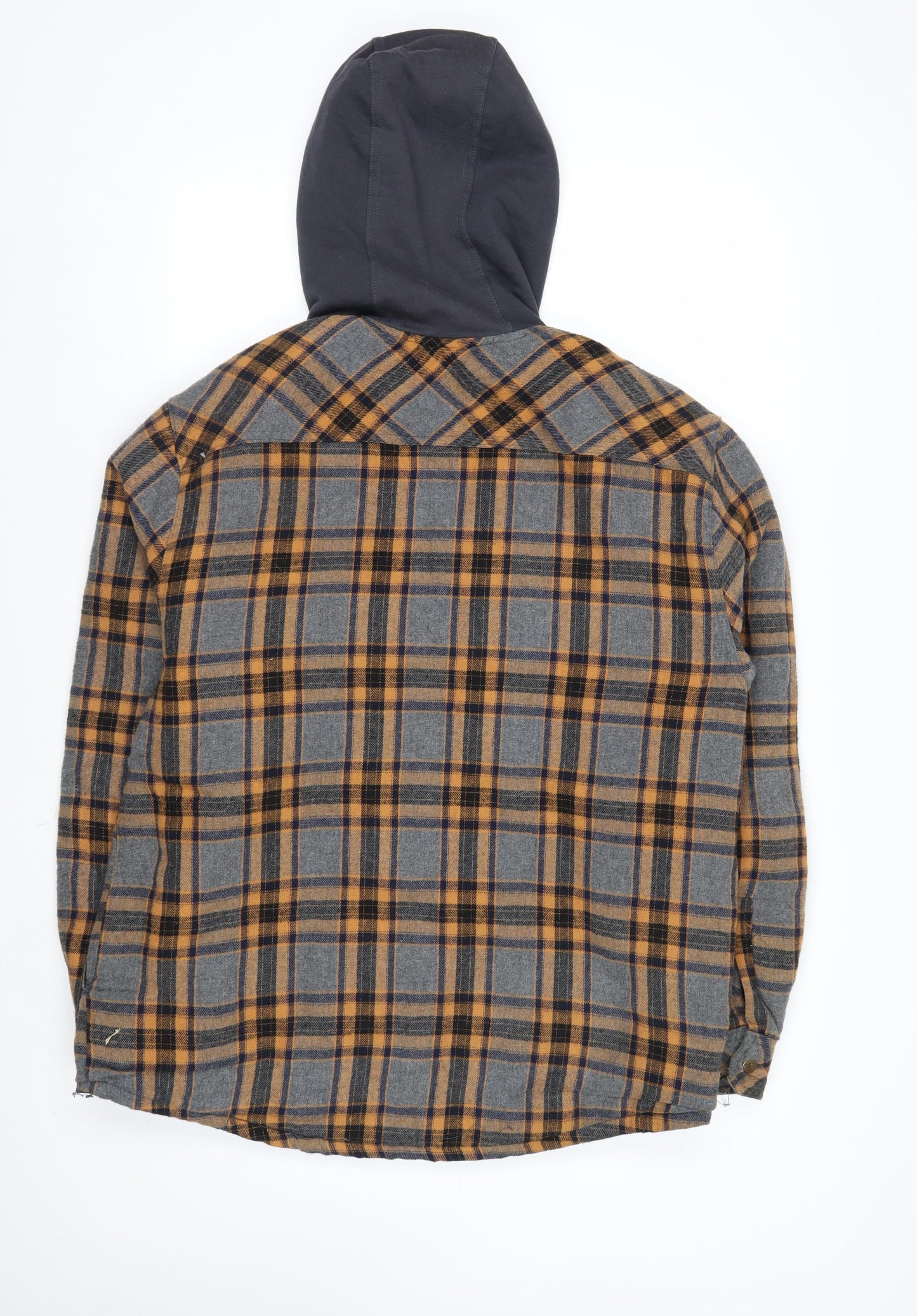 Legendary Outfitters Men's Multicoloured Check Hooded Flannel Jacket M